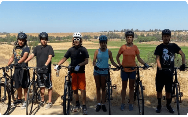 Fresno police bike with teens as part of new program