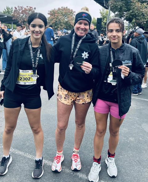 Molly and Jadyn as finishers at the Two Cities Half Marathon